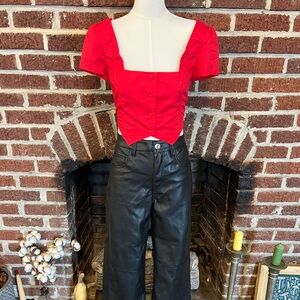 NWT urban outfitters /i. am. gia. ankaa red corset top